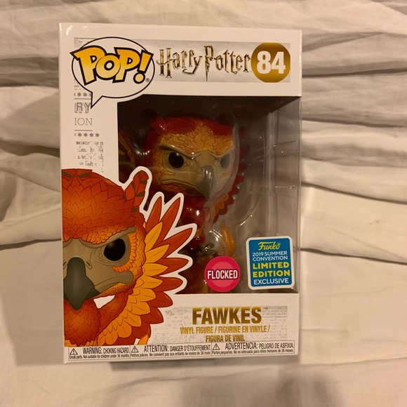 fawkes flocked funko pop